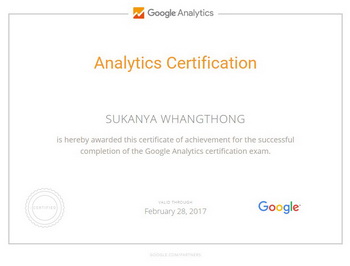 Analytics Certification